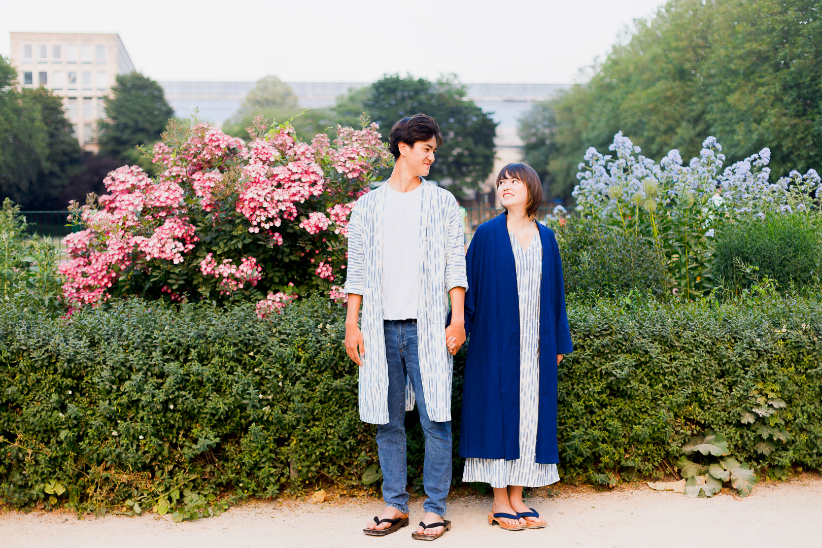 旅する藍と羽織り【HAORI | JAPAN BLUE（縞）】