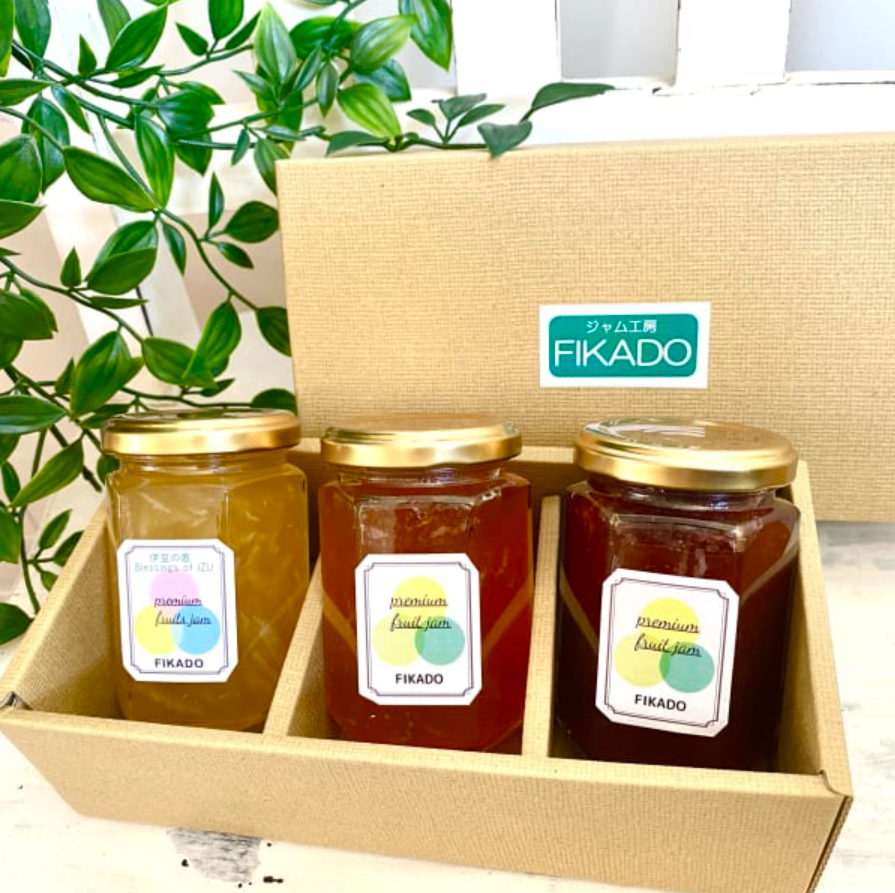 【ギフトボックス入り】季節のジャム3種セット ｜ジャム工房FIKADO