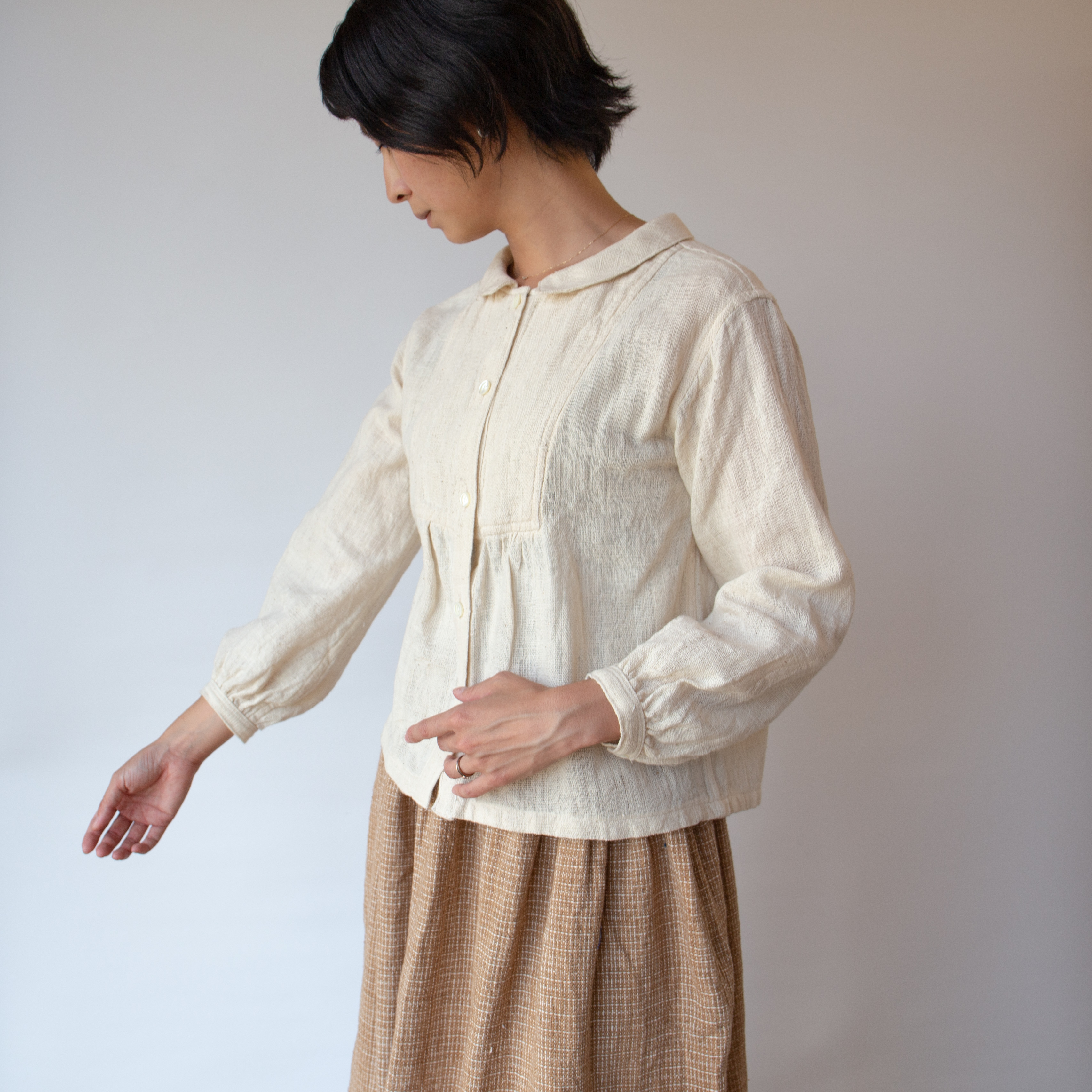 lana blouse / 生成り