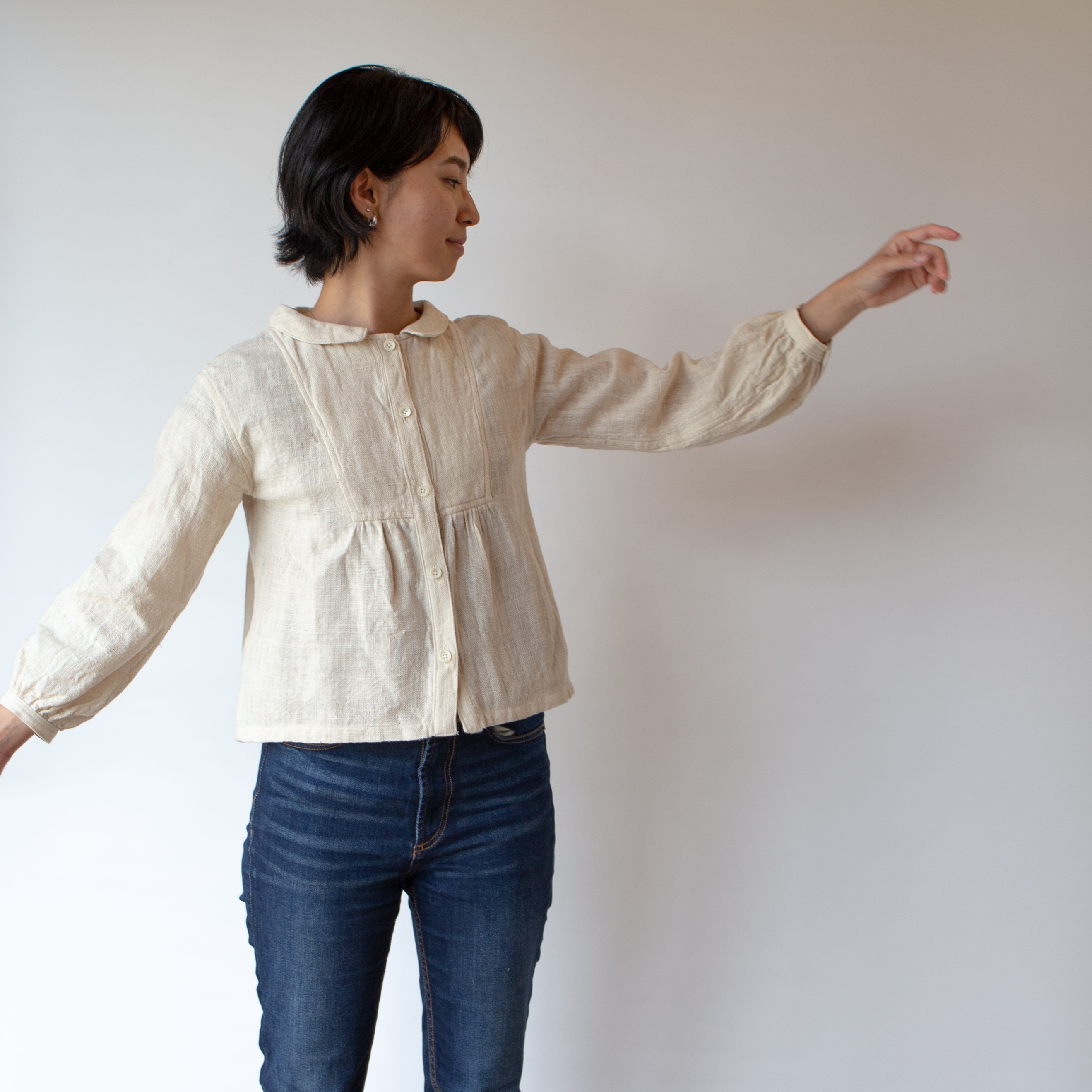 lana blouse / 生成り