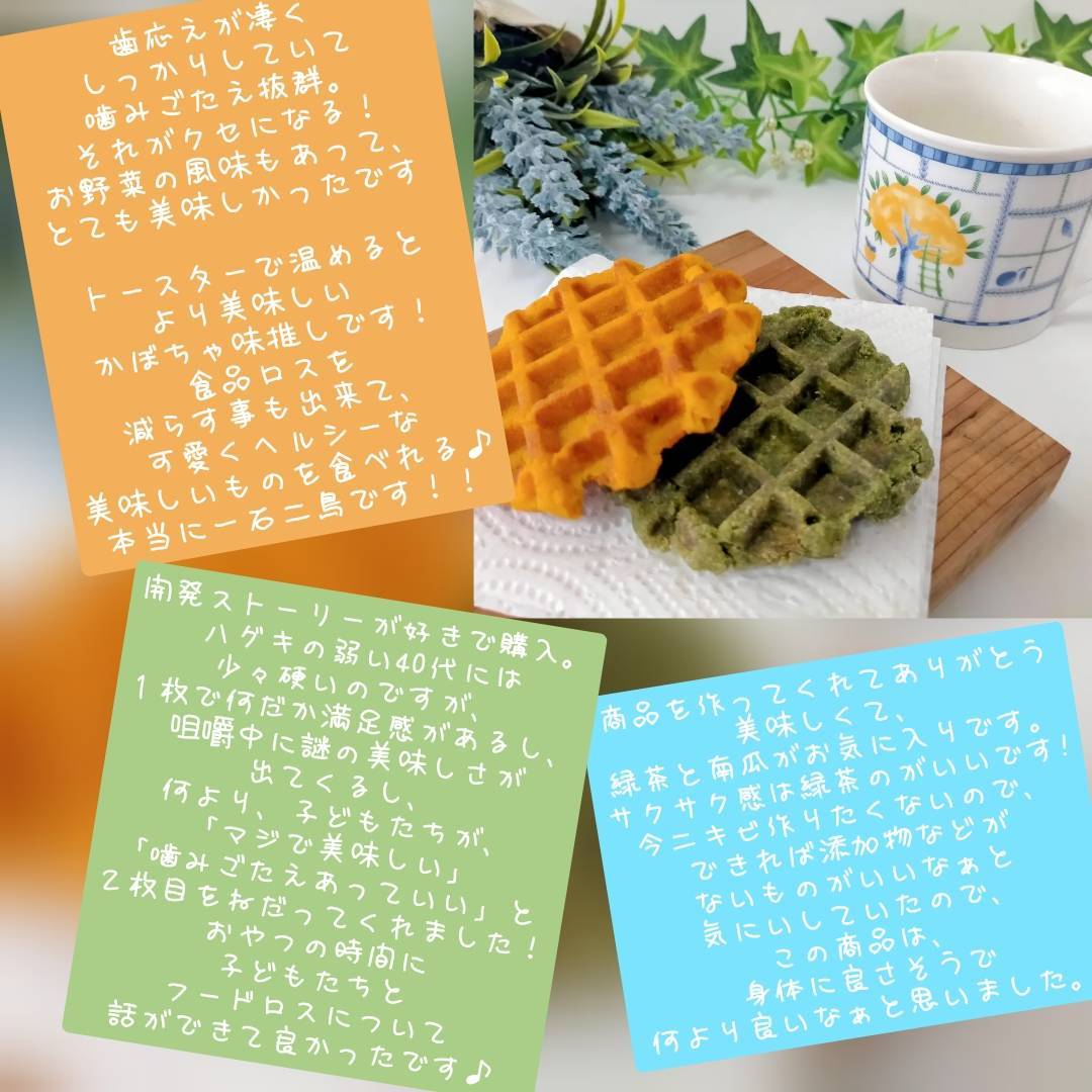 ベジッフル味比べセット～三重県産の季節野菜と米粉から生まれたかたやきクッキー～