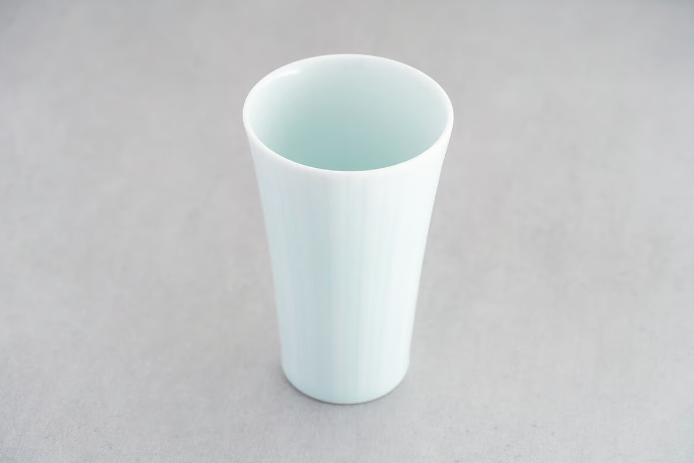 青白磁十草フリーコップ