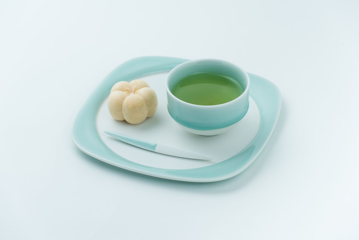鍋島青磁菓子盆