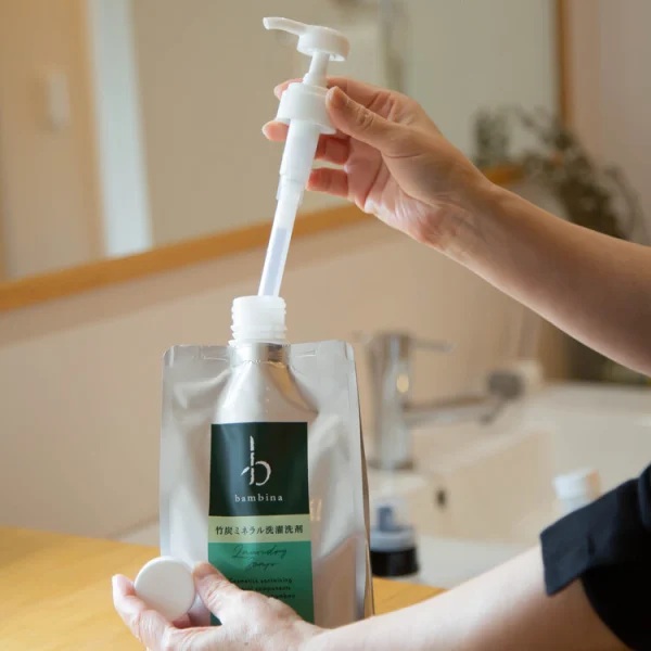 竹ふわり＜竹炭ミネラル洗濯洗剤＞｜bambina365