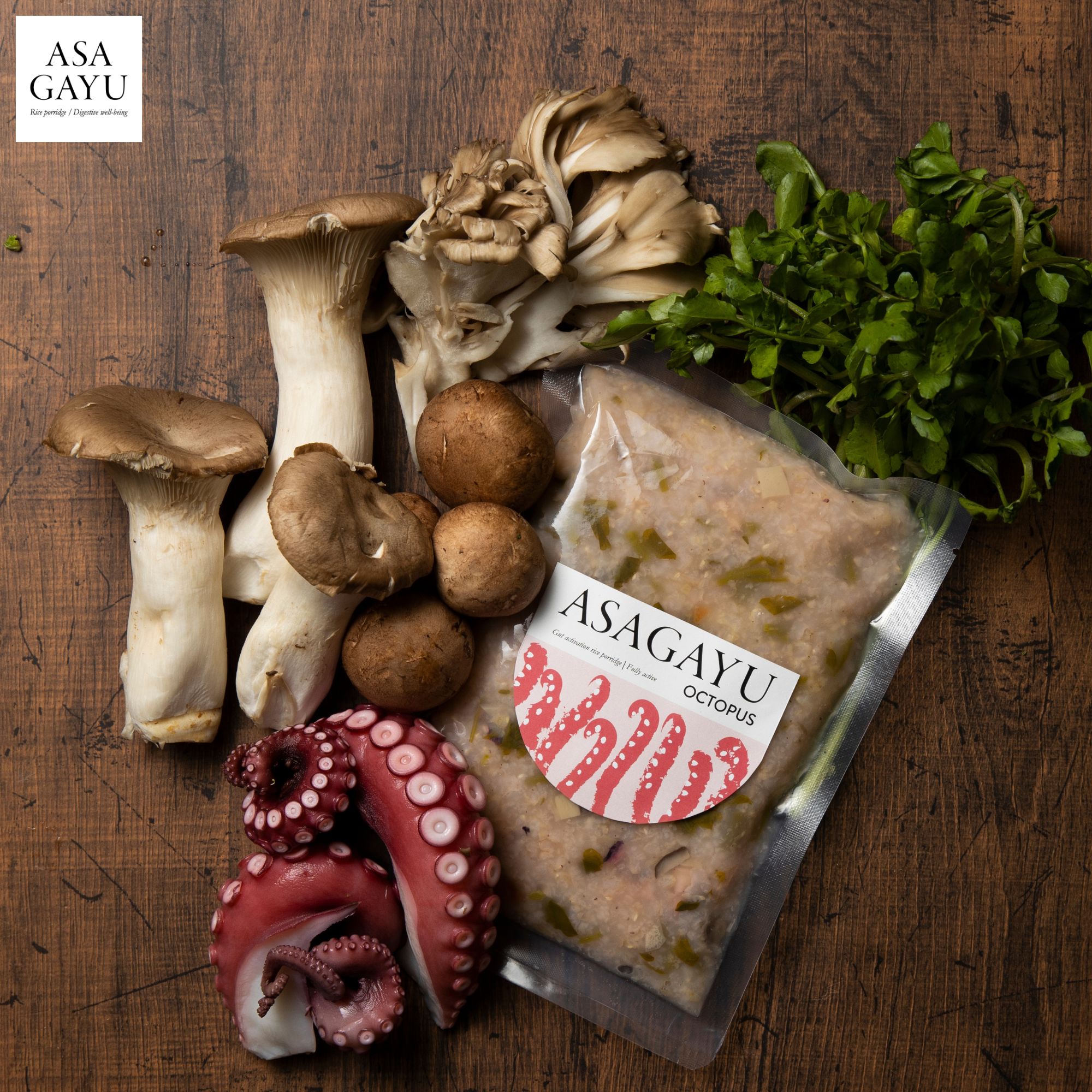 広尾FabuDine.【ASAGAYU】 タコのお粥：野菜だし 塩味