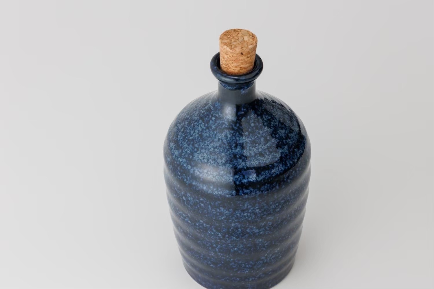 【名入れ】吉四六 ボトル（金文字）窯変紺｜SHUSHU