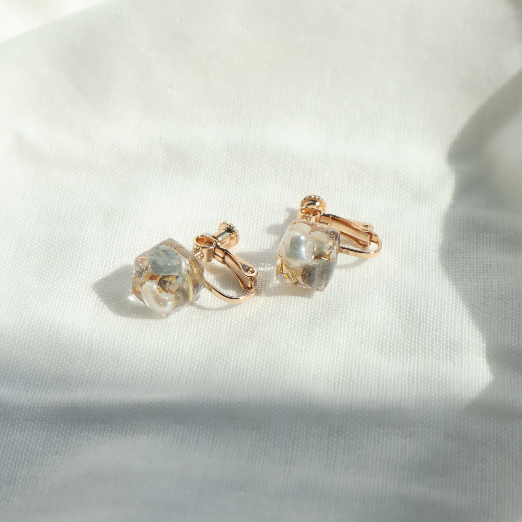【川から海を守る】cube pierce＆earing