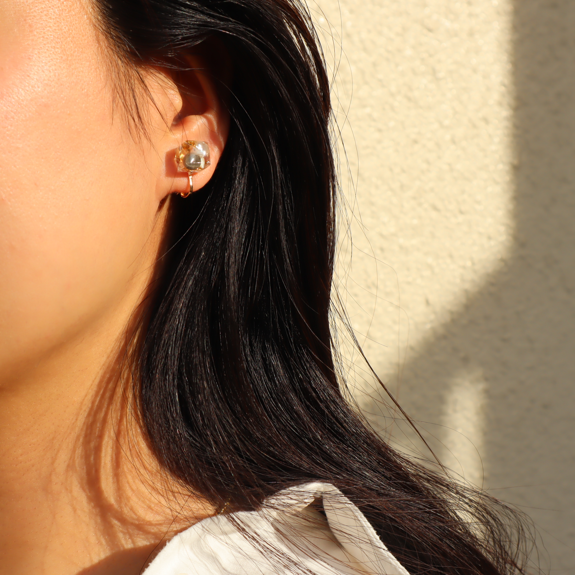 【川から海を守る】cube pierce＆earing