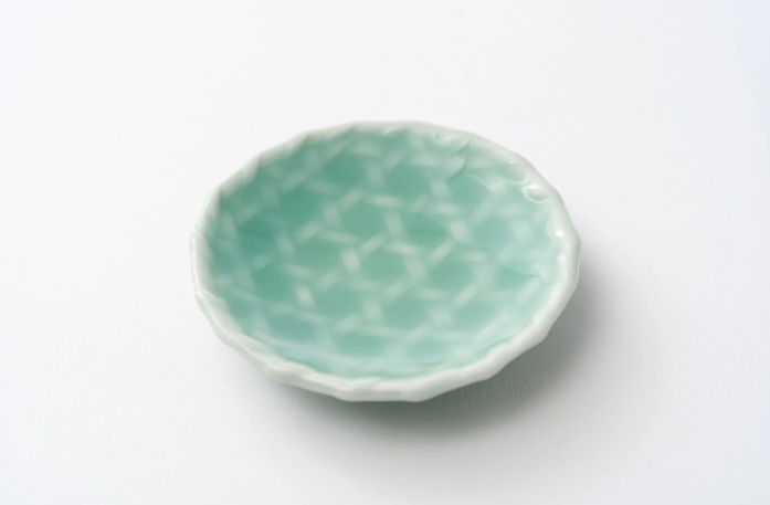 鍋島虎仙窯　青磁豆皿ギフトセット