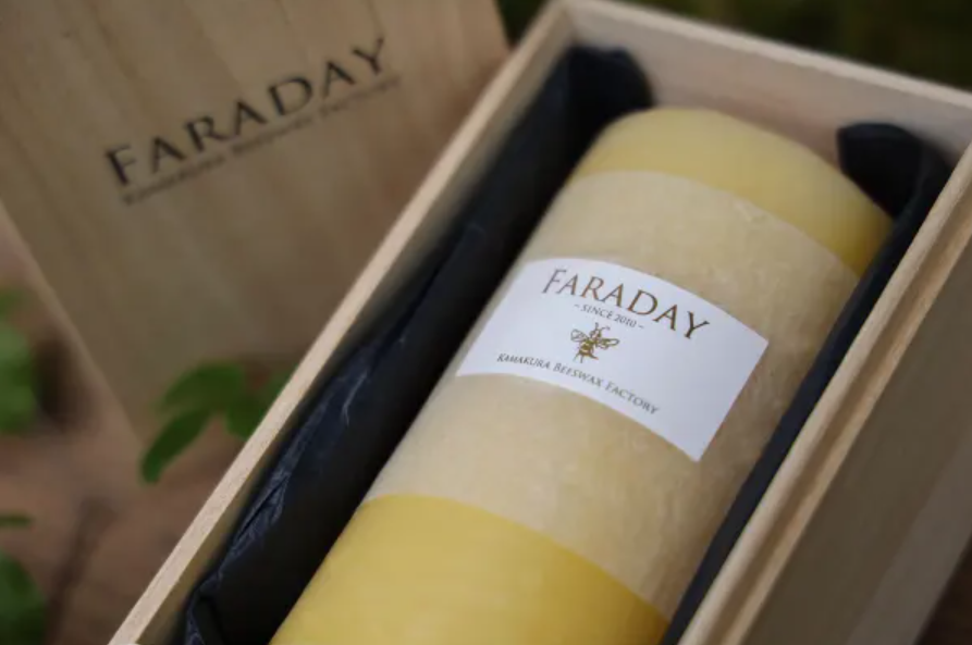 【100%オーガニック】最高級 蜜蝋キャンドル｜FARADA