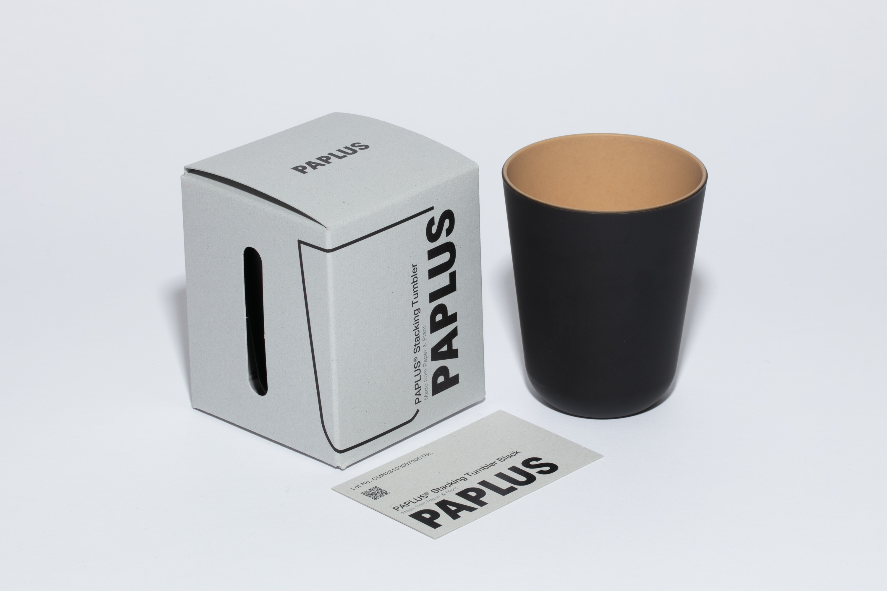 PAPLUS® （パプラス）スタッキングタンブラーブラック