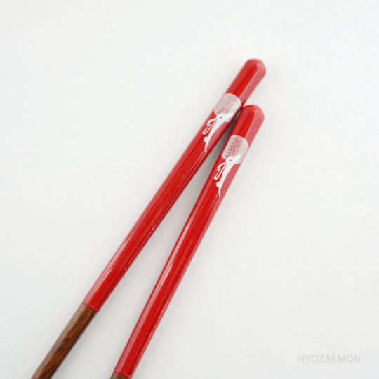 幸せの白うさぎ（月うさぎ赤21.5cm）セット