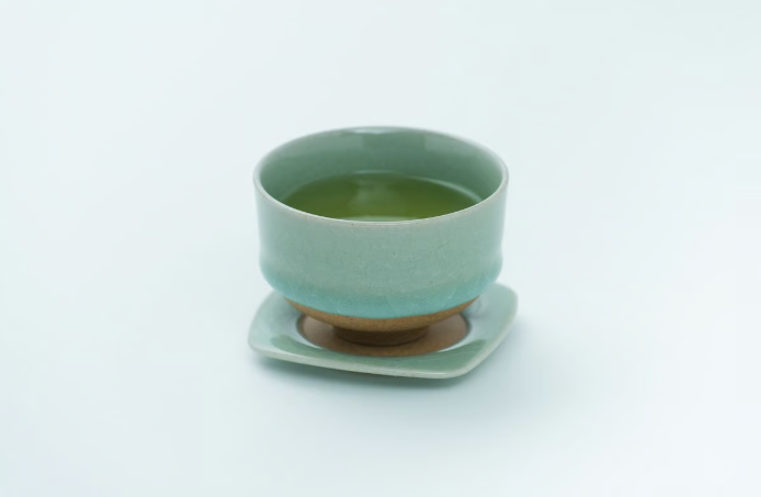 鍋島青瓷貫入茶托（二個）