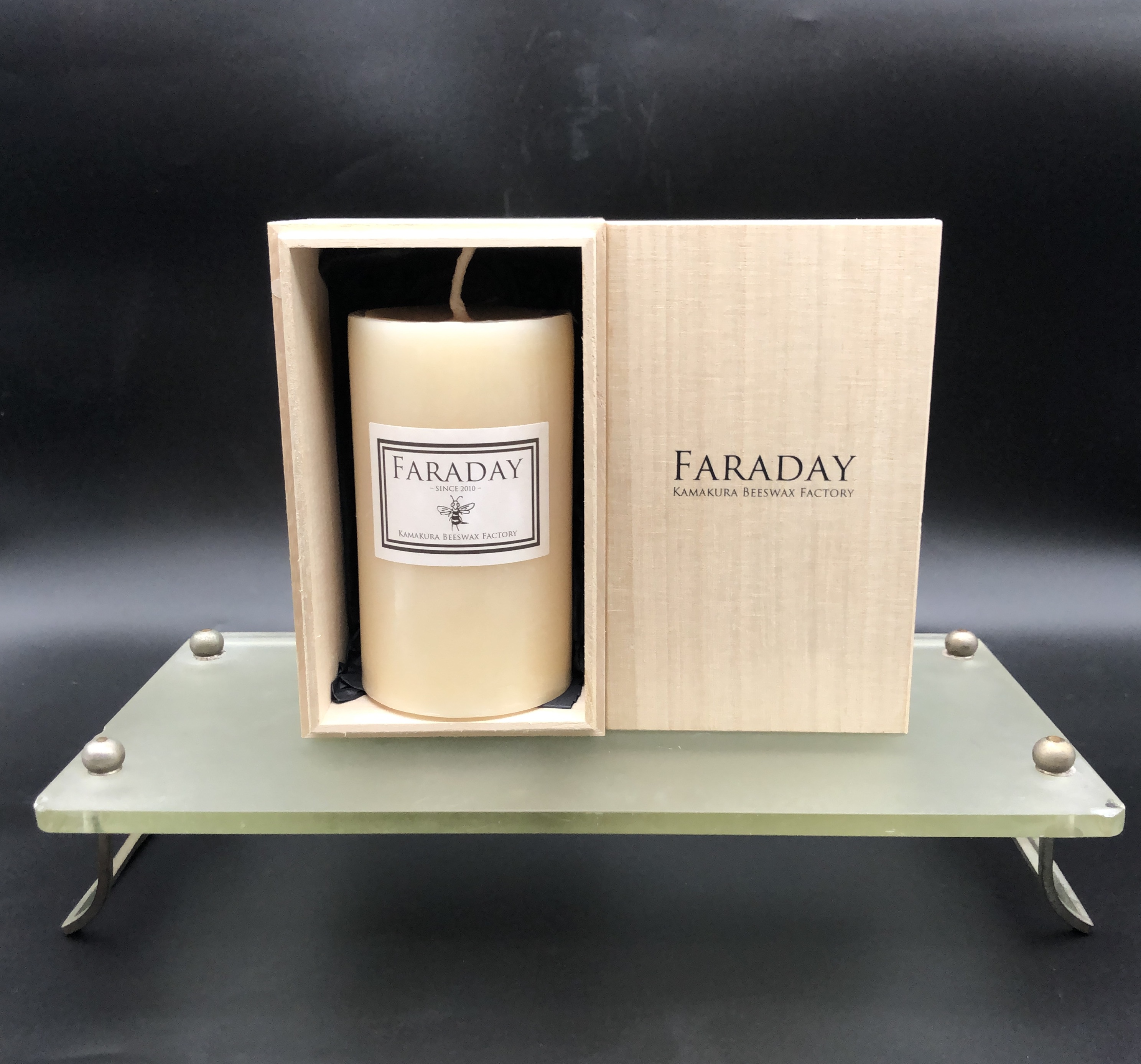 FARADAY 蜜蝋キャンドル　LLサイズ ギフトボックス付き
