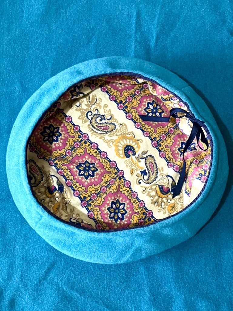 Recycle polyester felt Reversible beret