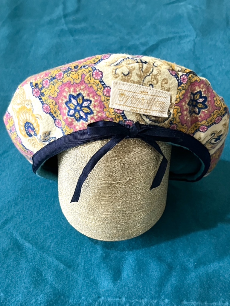 Recycle polyester felt Reversible beret