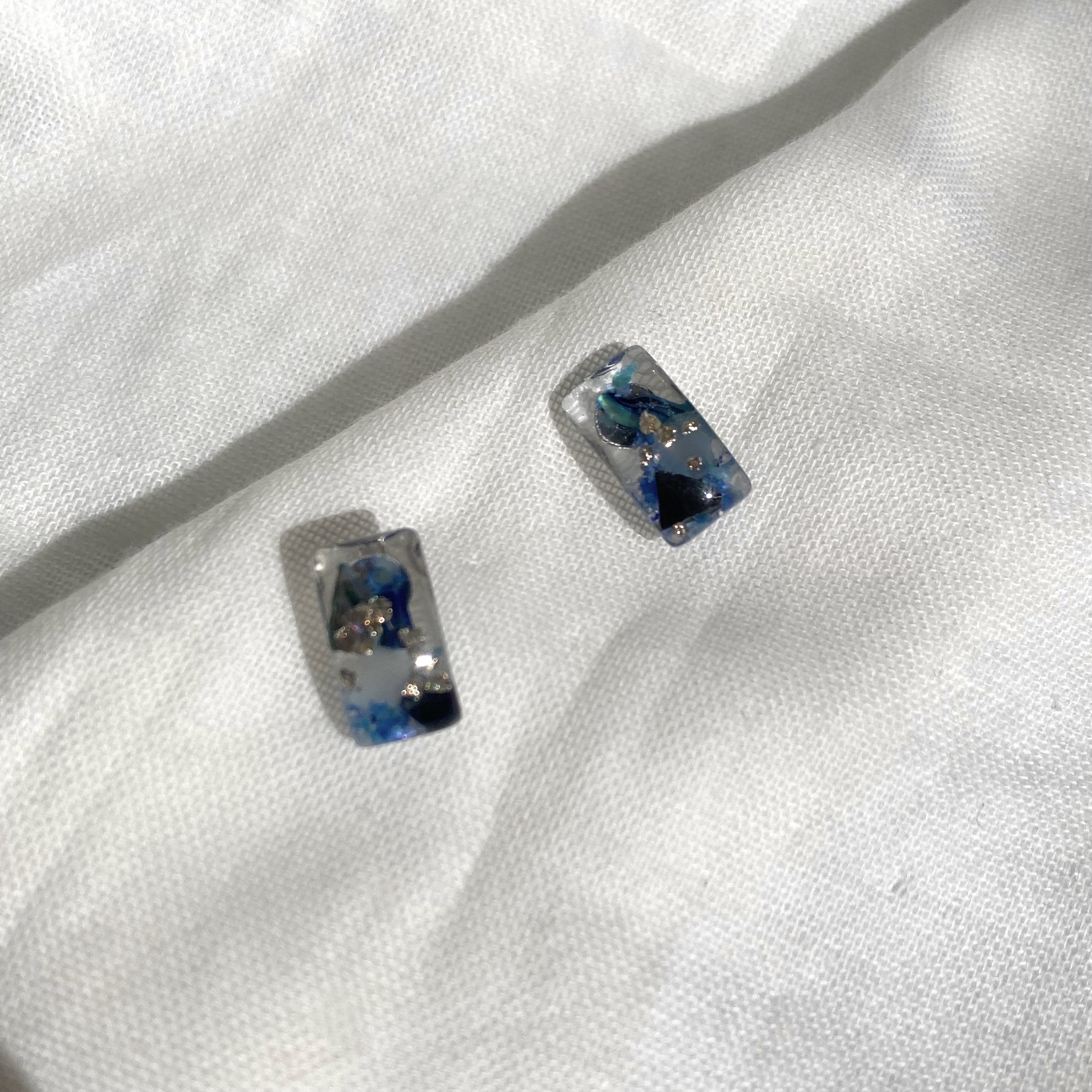 【川から海を守る】Arakawa blue/smallイヤリング/ピアス
