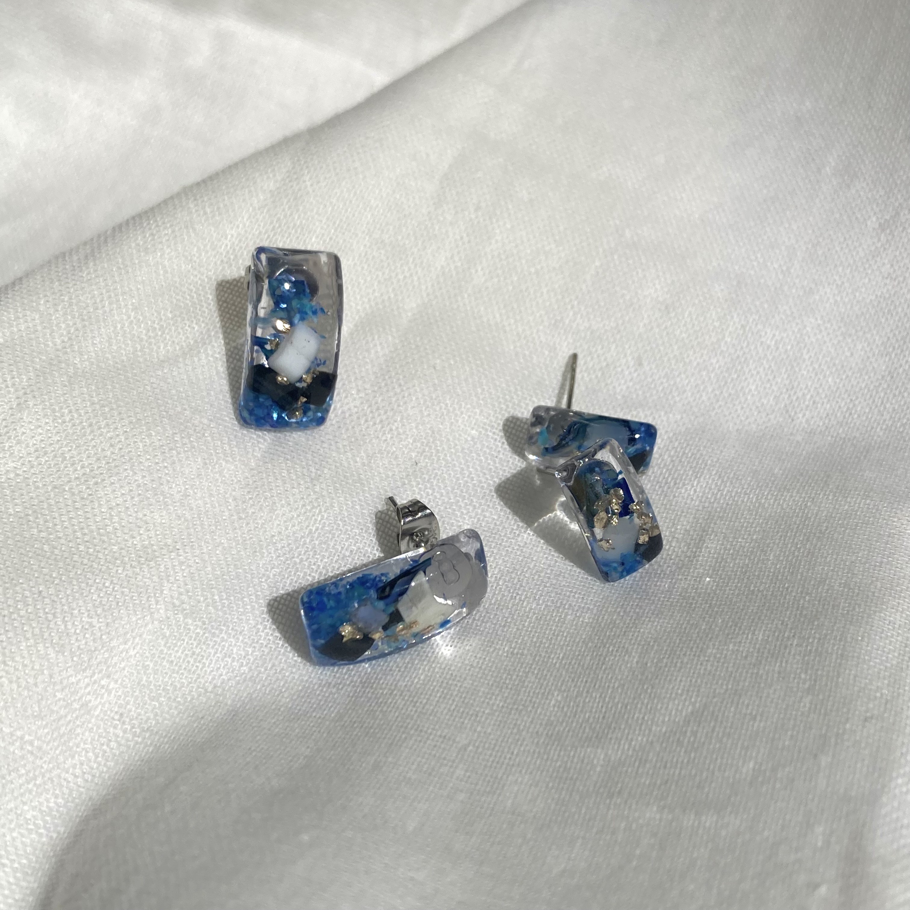 【川から海を守る】Arakawa blue/smallイヤリング/ピアス