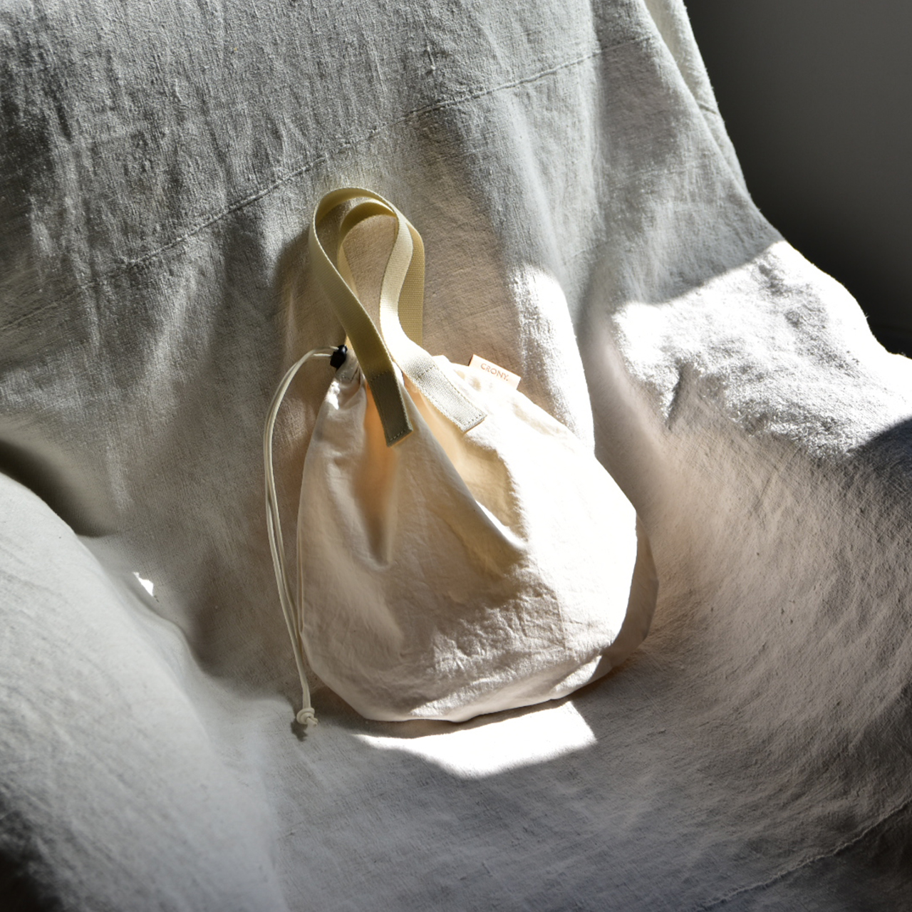 【ZAZA CLOTH】KINCHAKU TOTE S / 巾着トートS