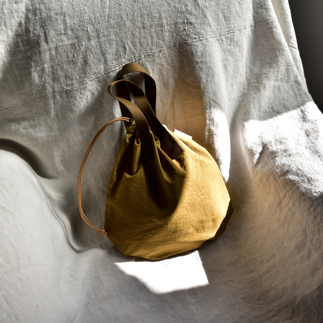 【ZAZA CLOTH】KINCHAKU TOTE S / 巾着トートS