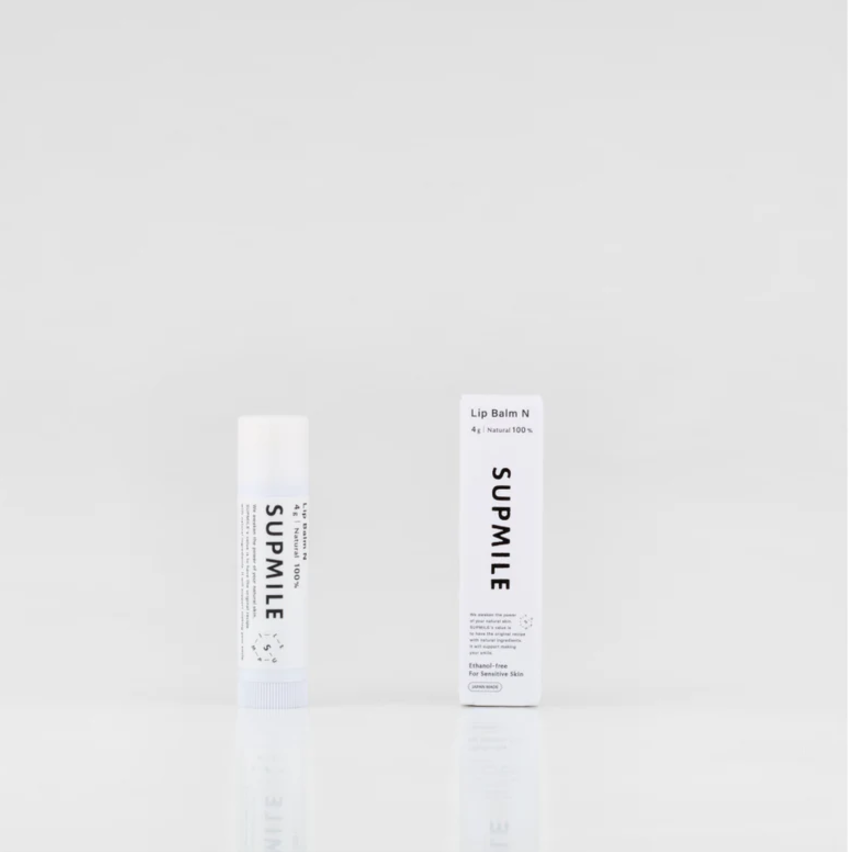 【天然由来100%】保湿リップバーム（無色／色付き） 4g｜SUPMILE