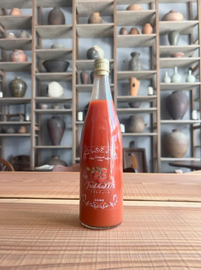 無添加】さらり、甘い。南信州の完熟トマトジュース Frutika 100