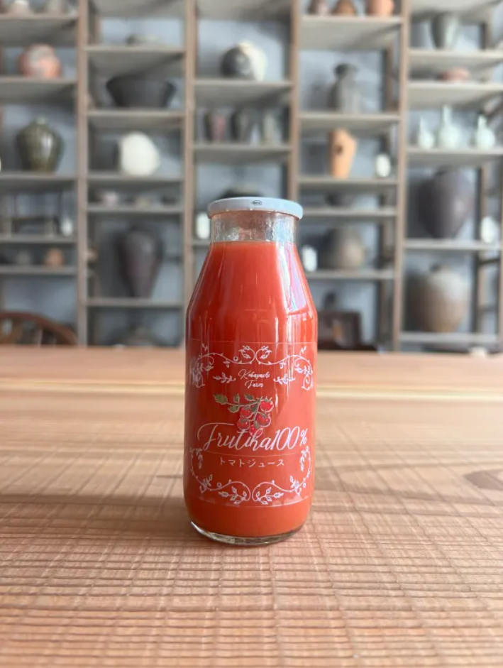 【無添加】さらり、甘い。南信州の完熟トマトジュース Frutika 100%｜小林農園