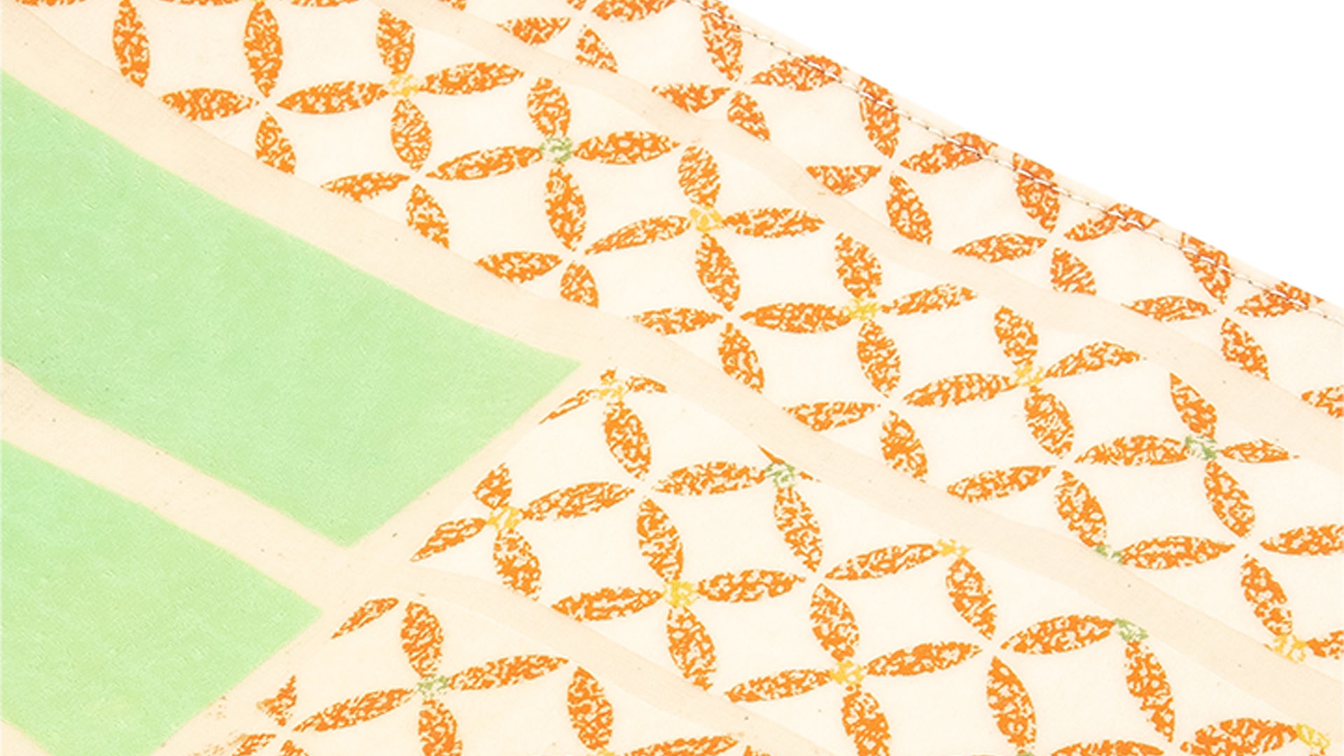 キモノ_クラッチバッグ｜七宝・緑地紋