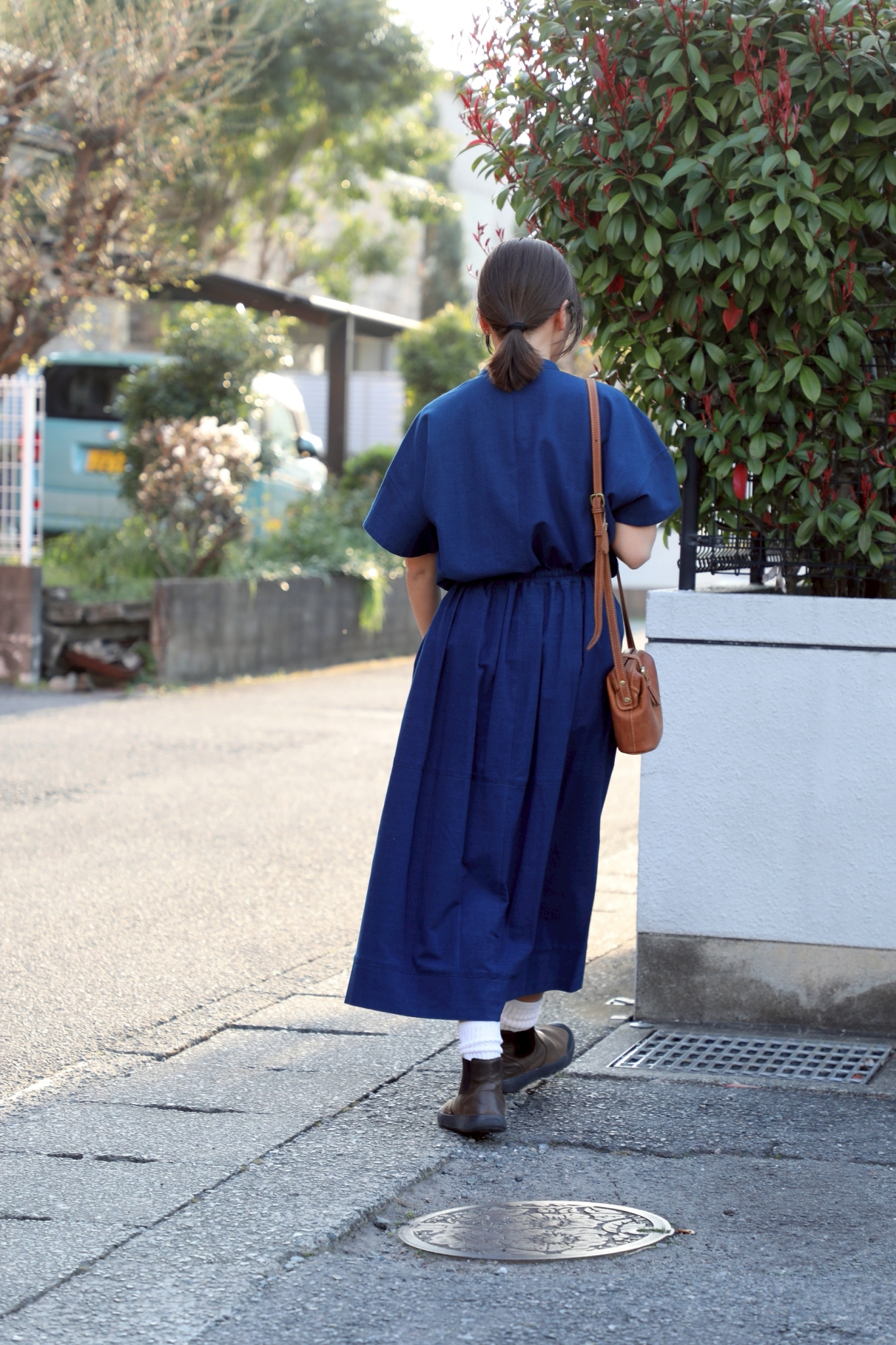 旅する藍とシャツ【TOPS | JAPAN BLUE（無地）】