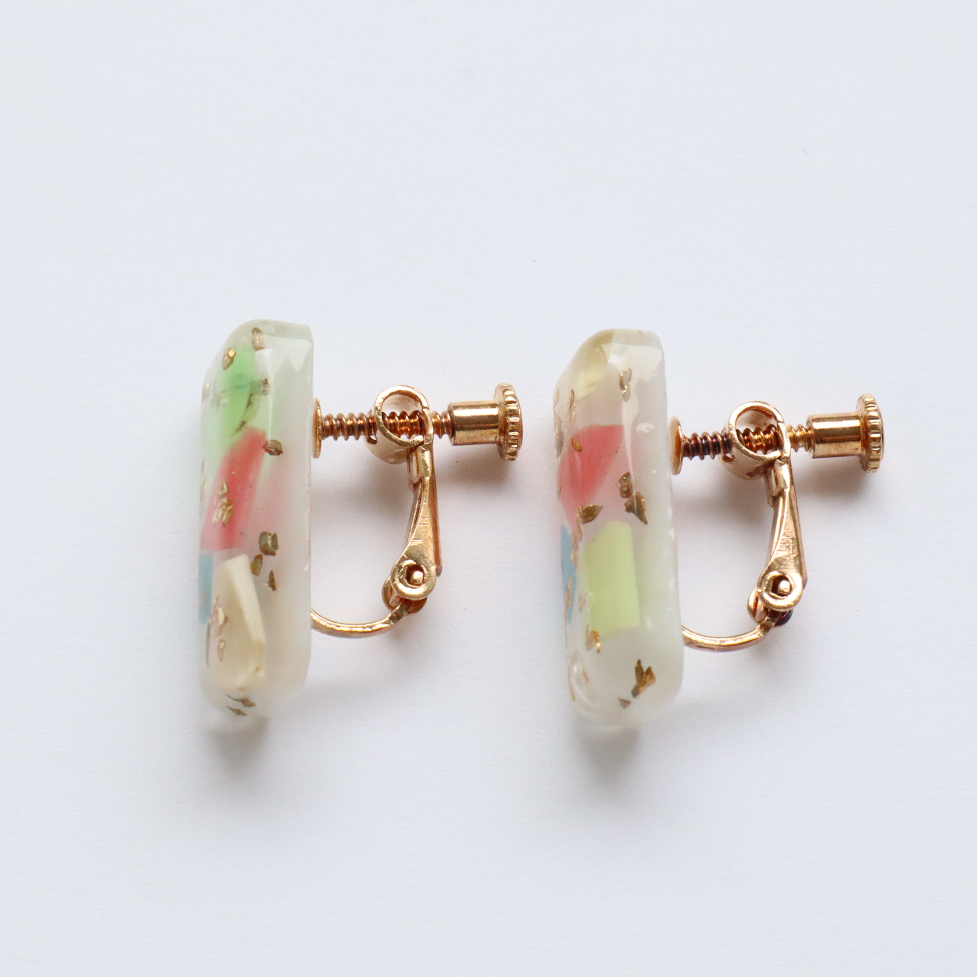 カラフル×長方形ピアス
