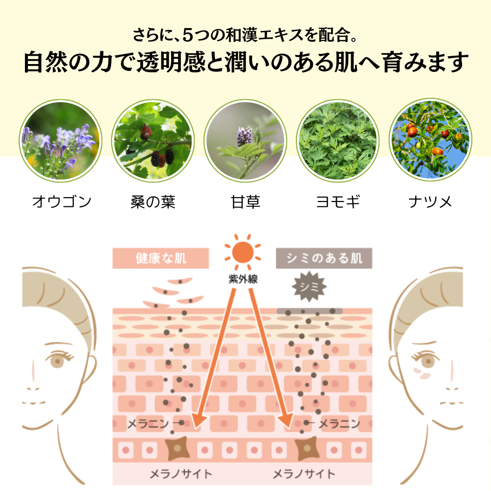 bambina竹白和漢化粧水
