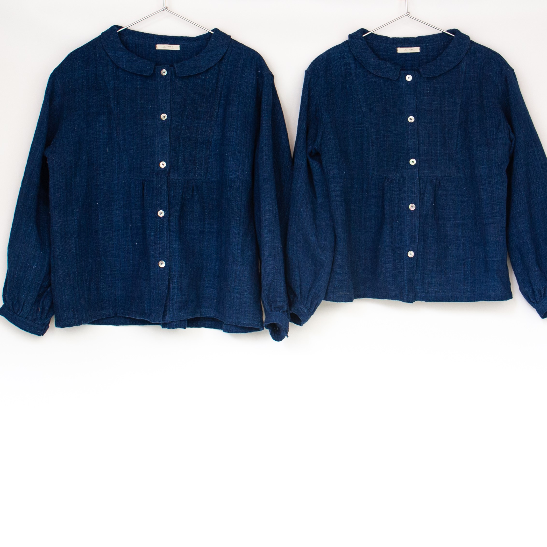 lana blouse / 藍染