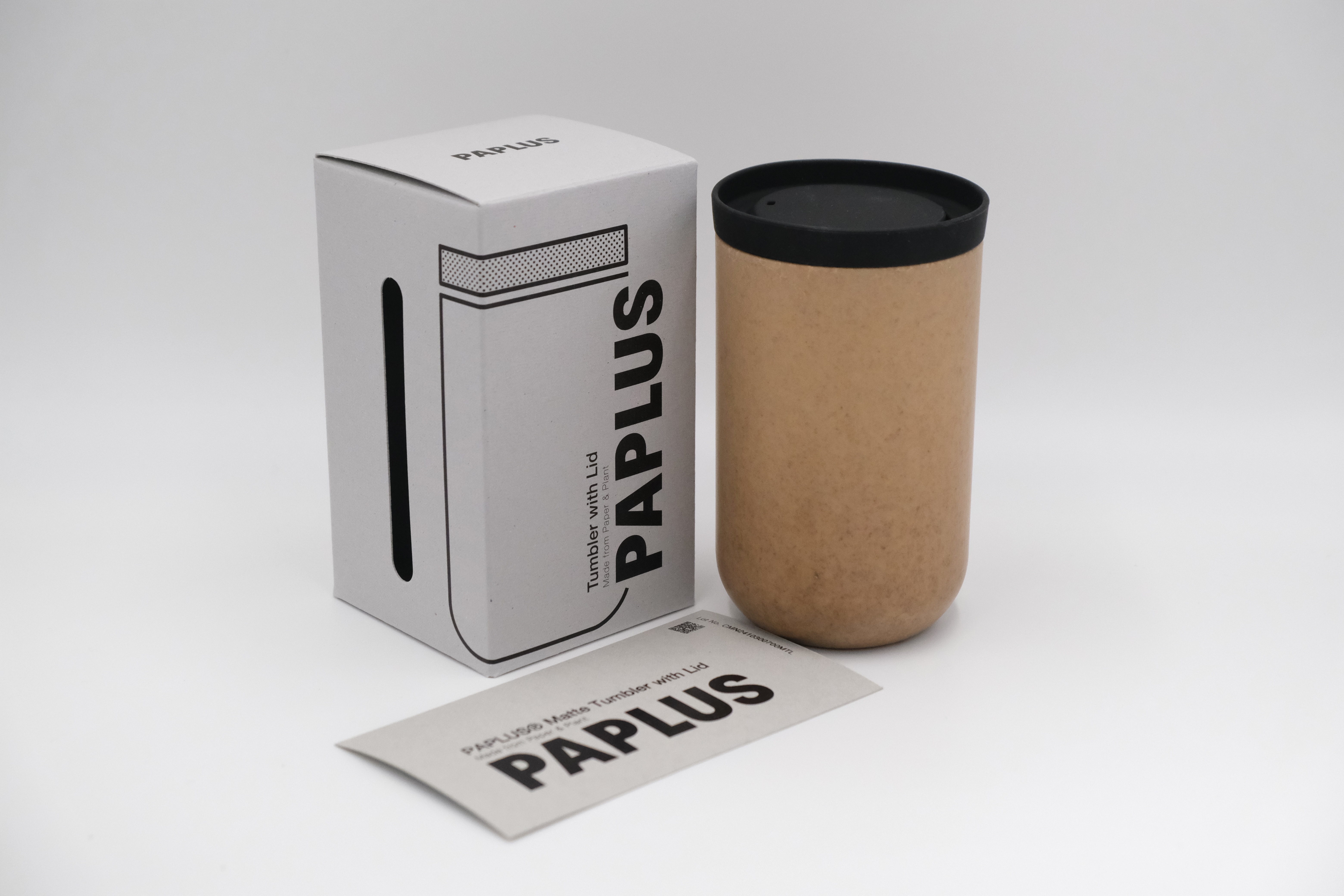 PAPLUS® （パプラス）マットタンブラー ウィズシリコーンリッド