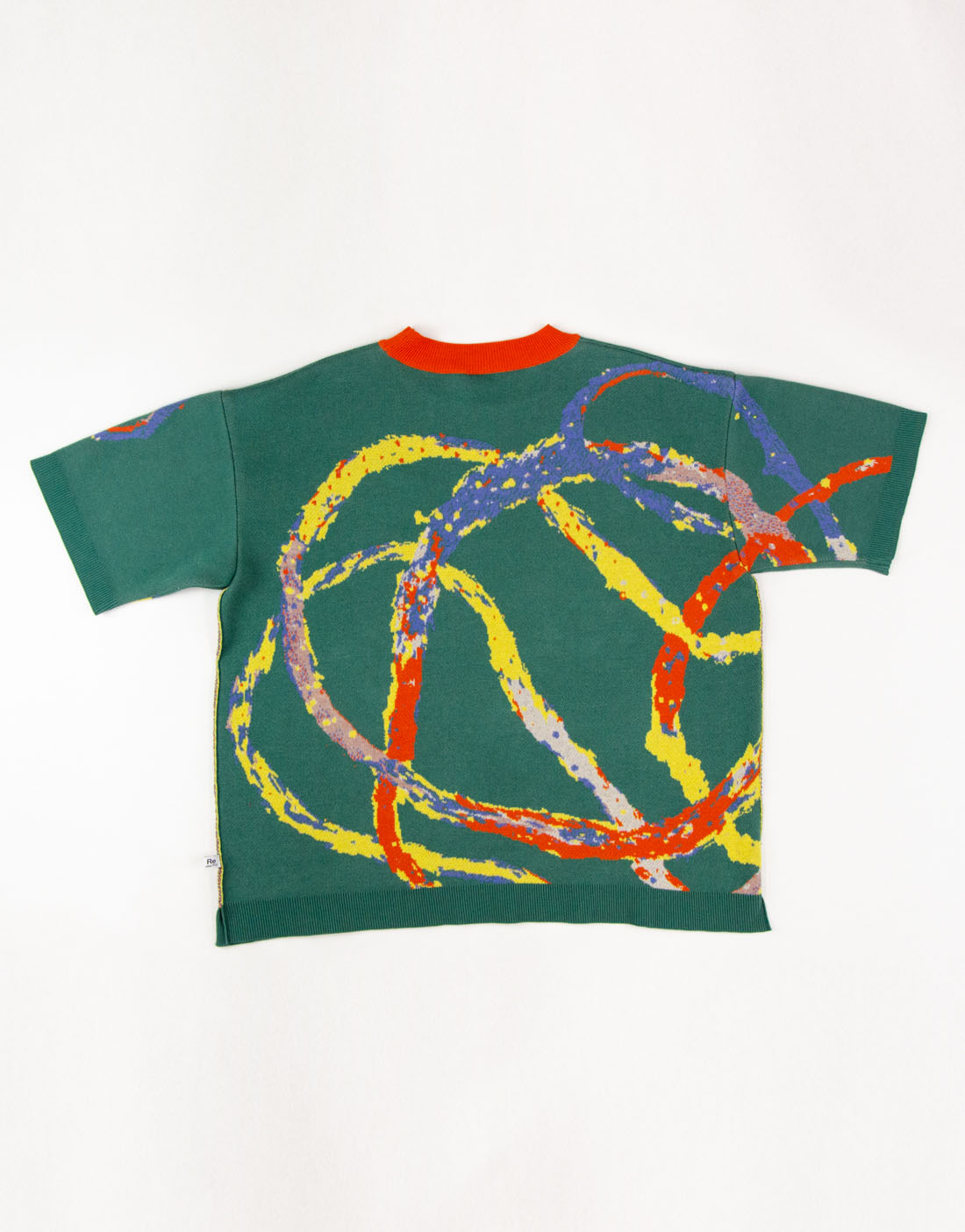 Recycle and Organic yarn Jacquard knit Tops/ リサイクル&オーガニックコットンジャガードニットトップス