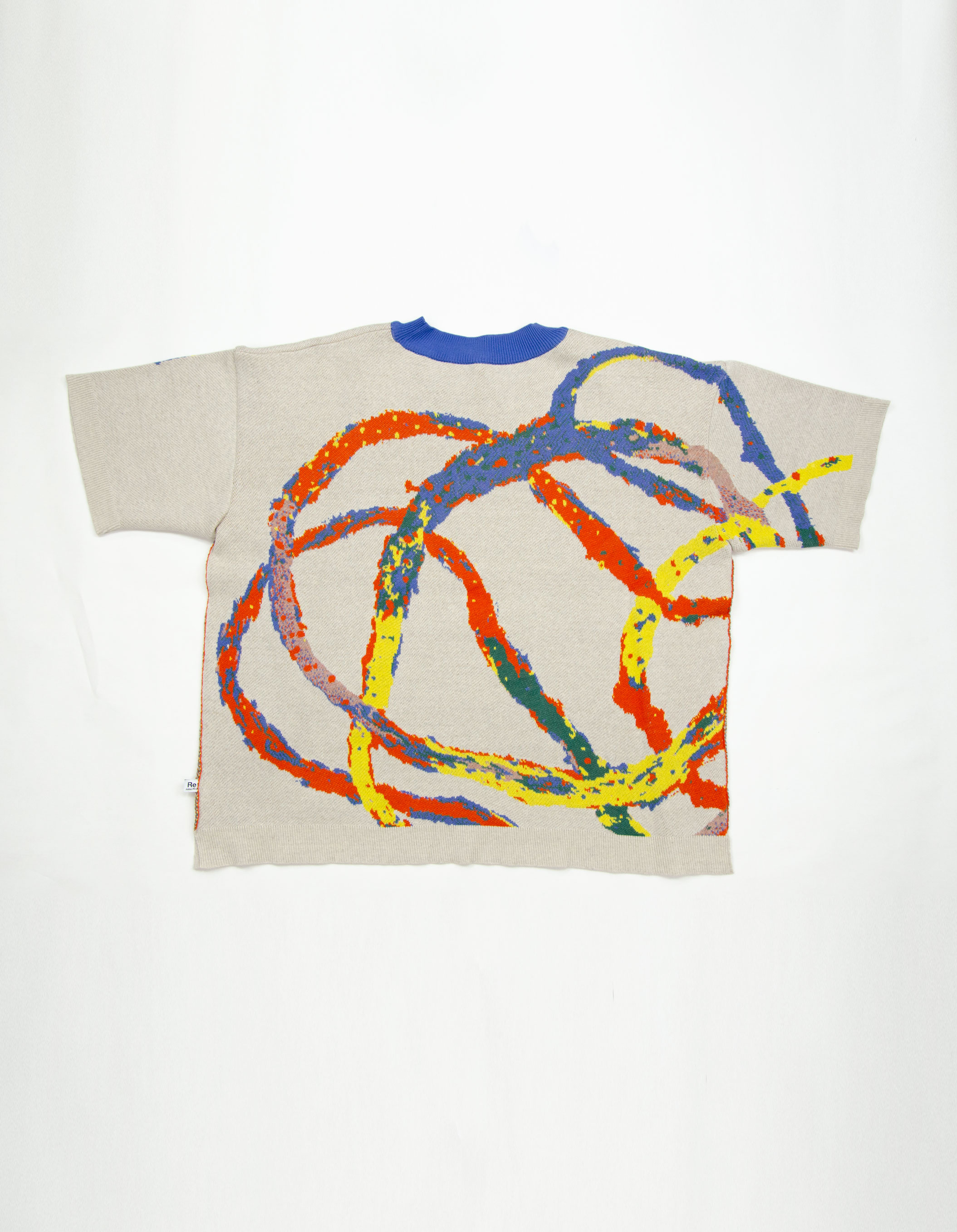 Recycle and Organic yarn Jacquard knit Tops/ リサイクル&オーガニックコットンジャガードニットトップス