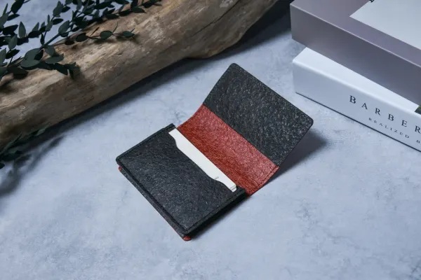 never leather 名刺入れ（バイカラー）｜エシカリージャパン