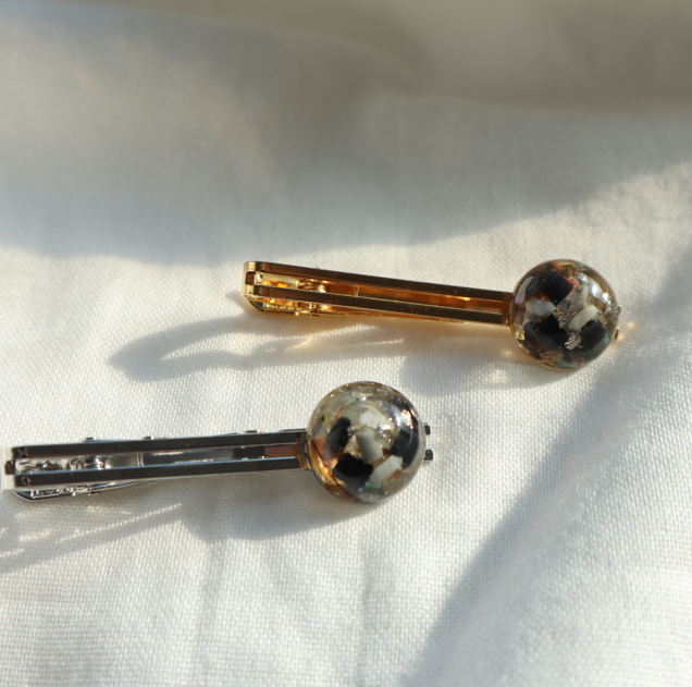 【川から海を守る】Arakawa series　ネクタイピン（silver,gold)