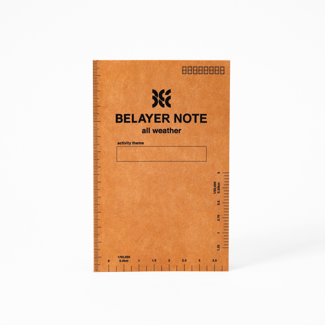 BELAYER NOTE all weather 3P SET（ビレイヤーノート オールウェザー 3冊セット）