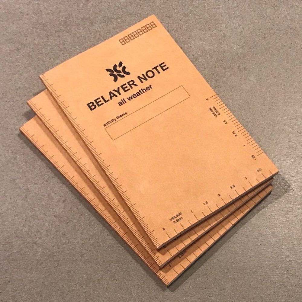 BELAYER NOTE all weather 3P SET（ビレイヤーノート オールウェザー 3冊セット）