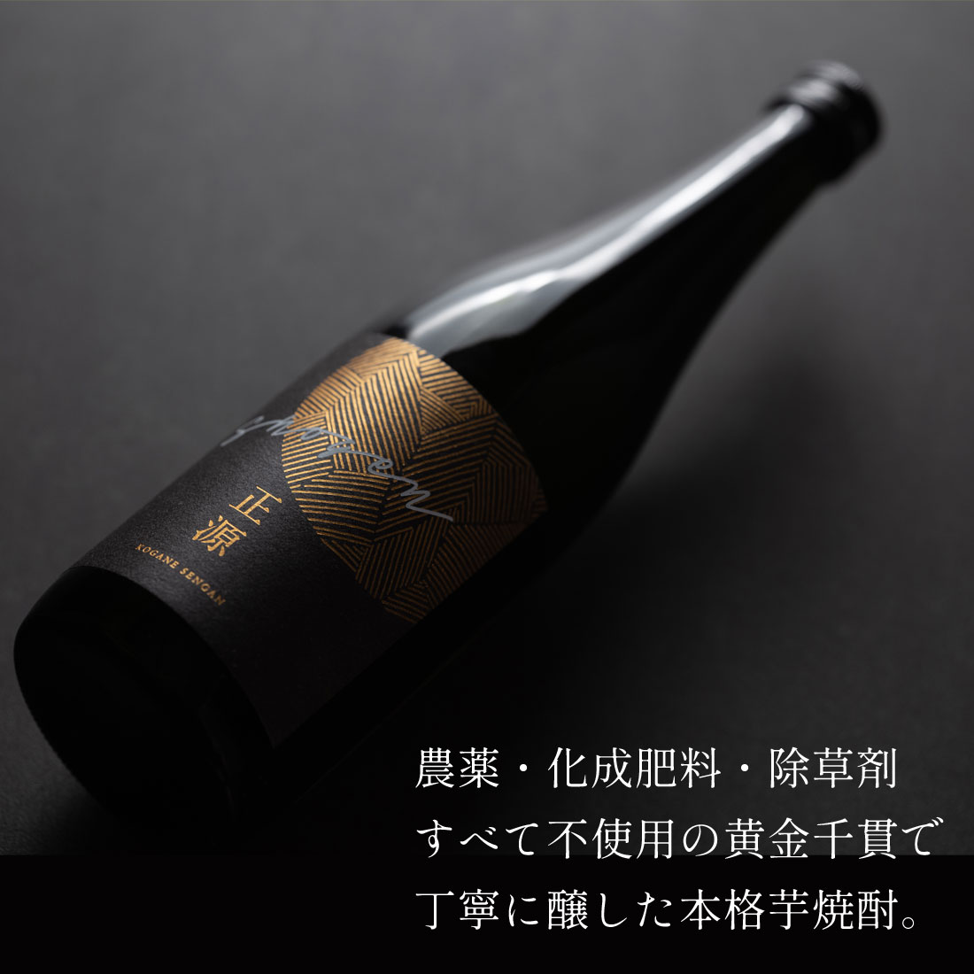 本格芋焼酎「正源」黒ラベル720ml