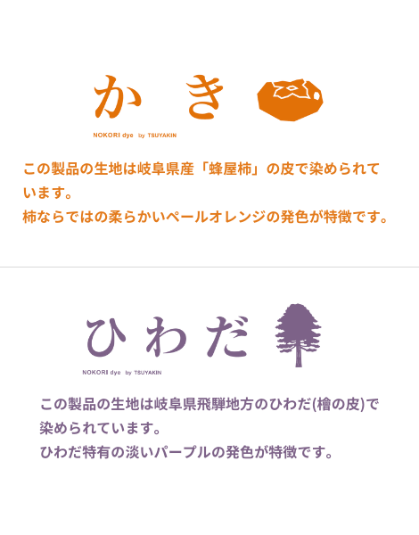 のこり染ティッシュボックスカバー