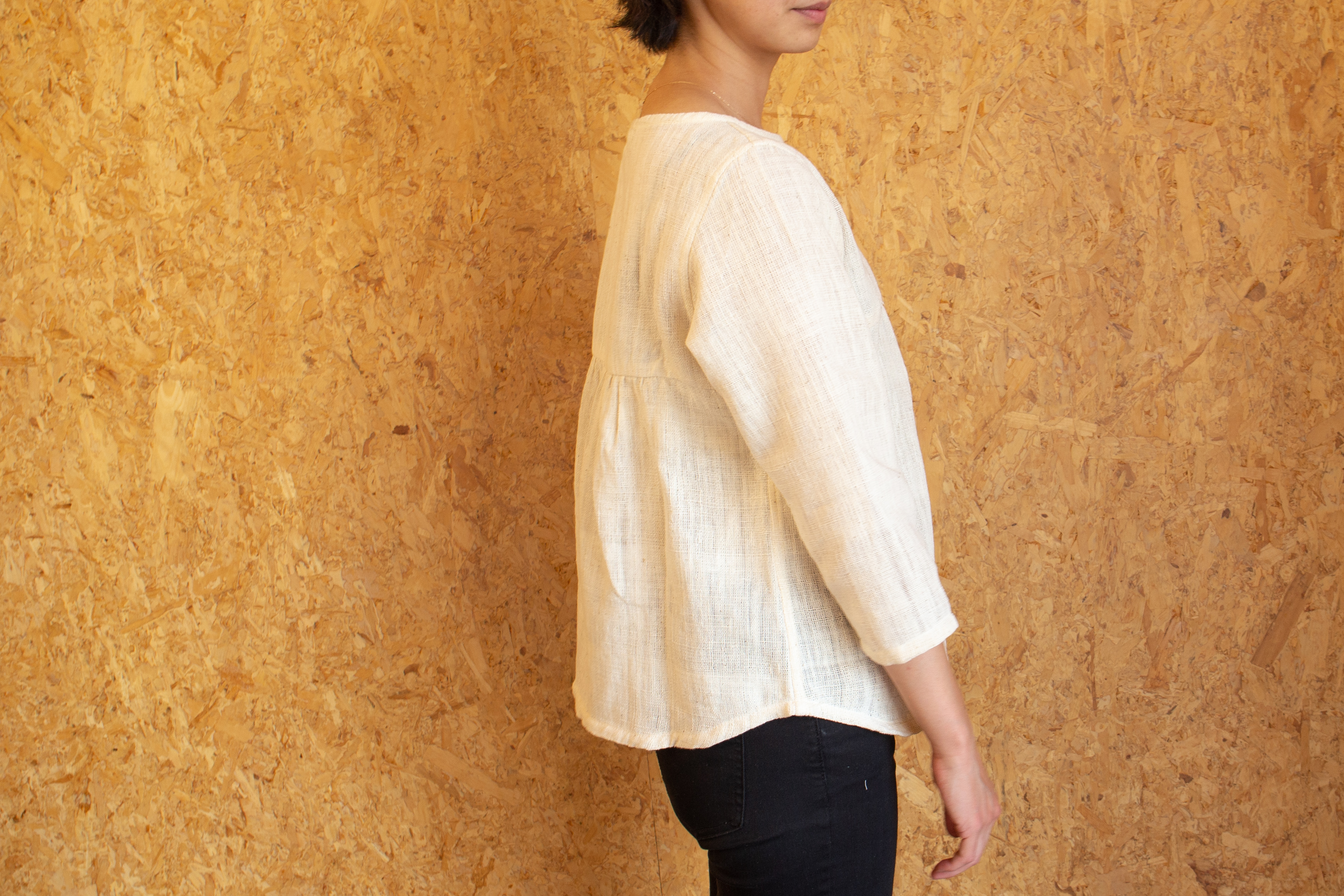 namu tops / long sleeve / 生成り
