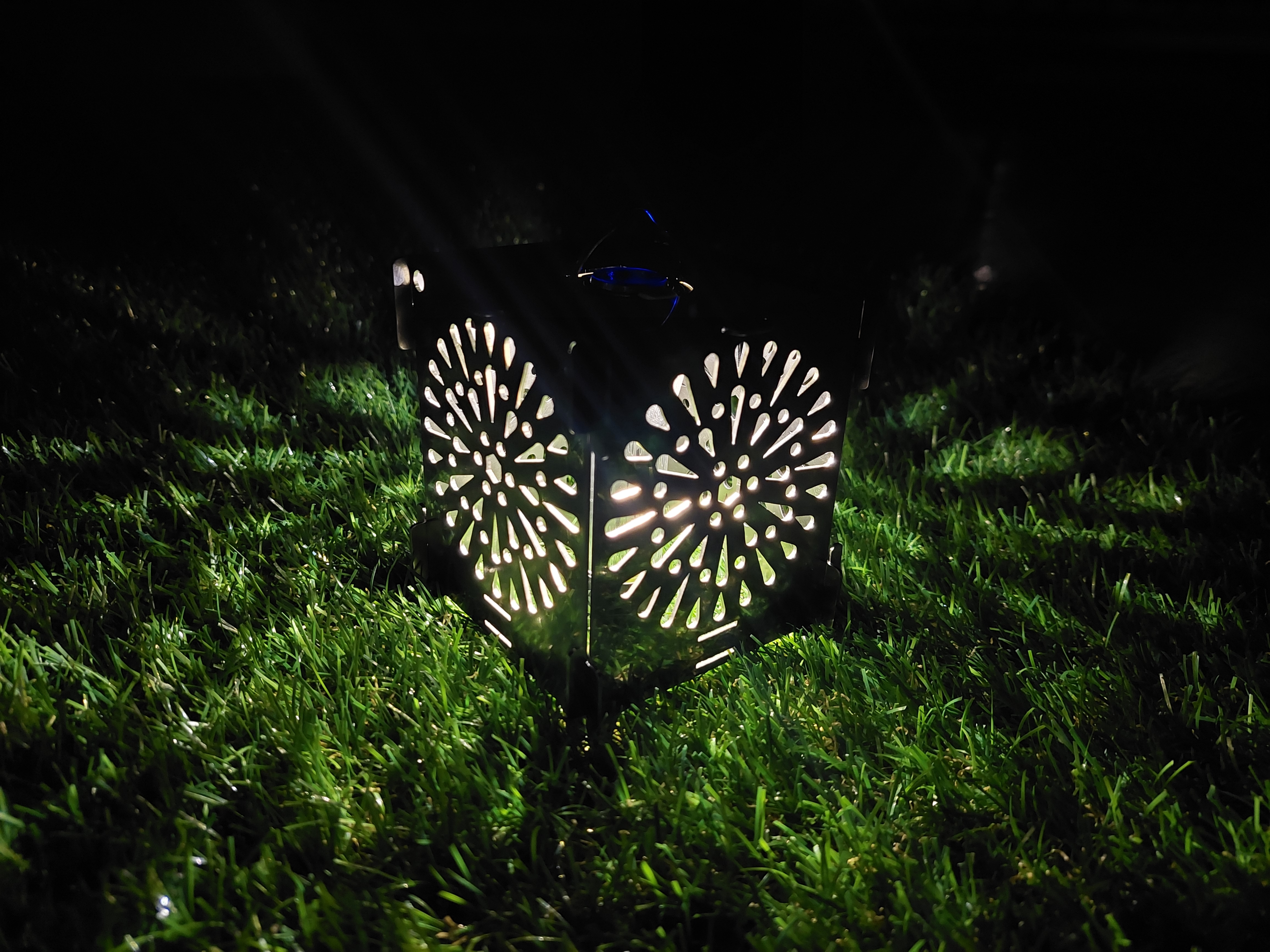 花火モチーフの　　　　　　　　　　　　　　　　　ランタンシェード・キャンドルホルダー 「hanabi」