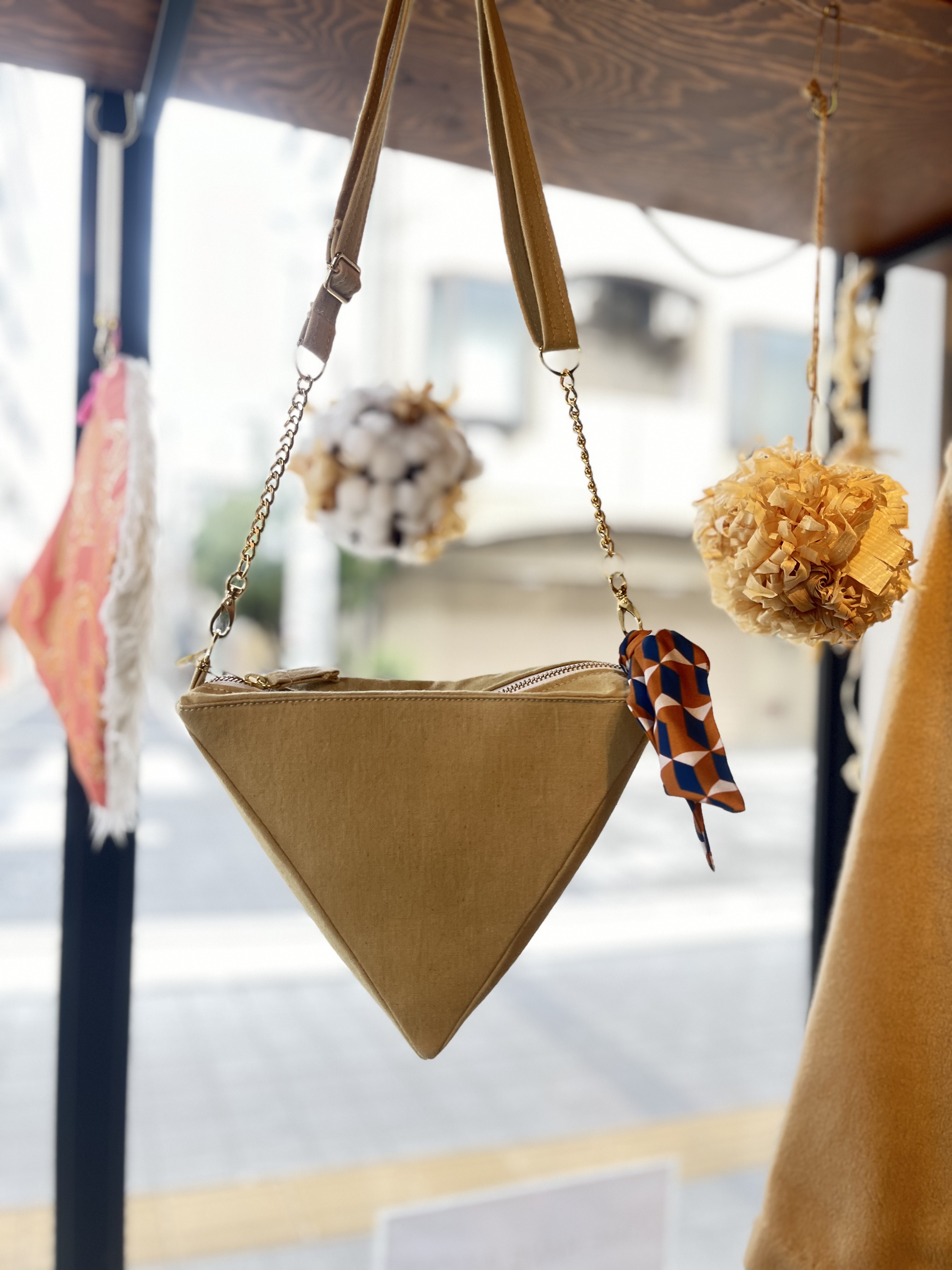 Natural dye TRIANGLE PORCH GEOMETRIC SERIES