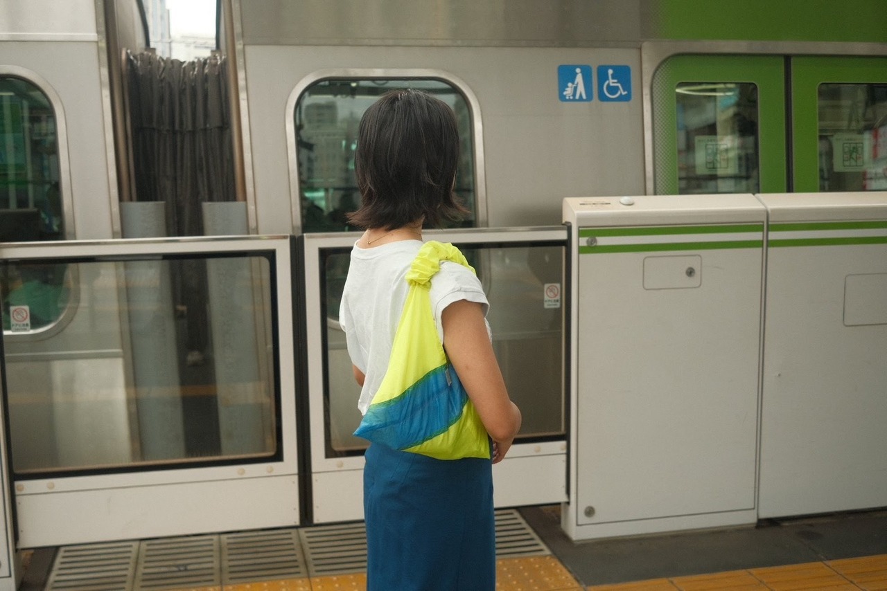 azuma mini-[ヨットの帆×金糸] アップサイクルミニハンドバッグ