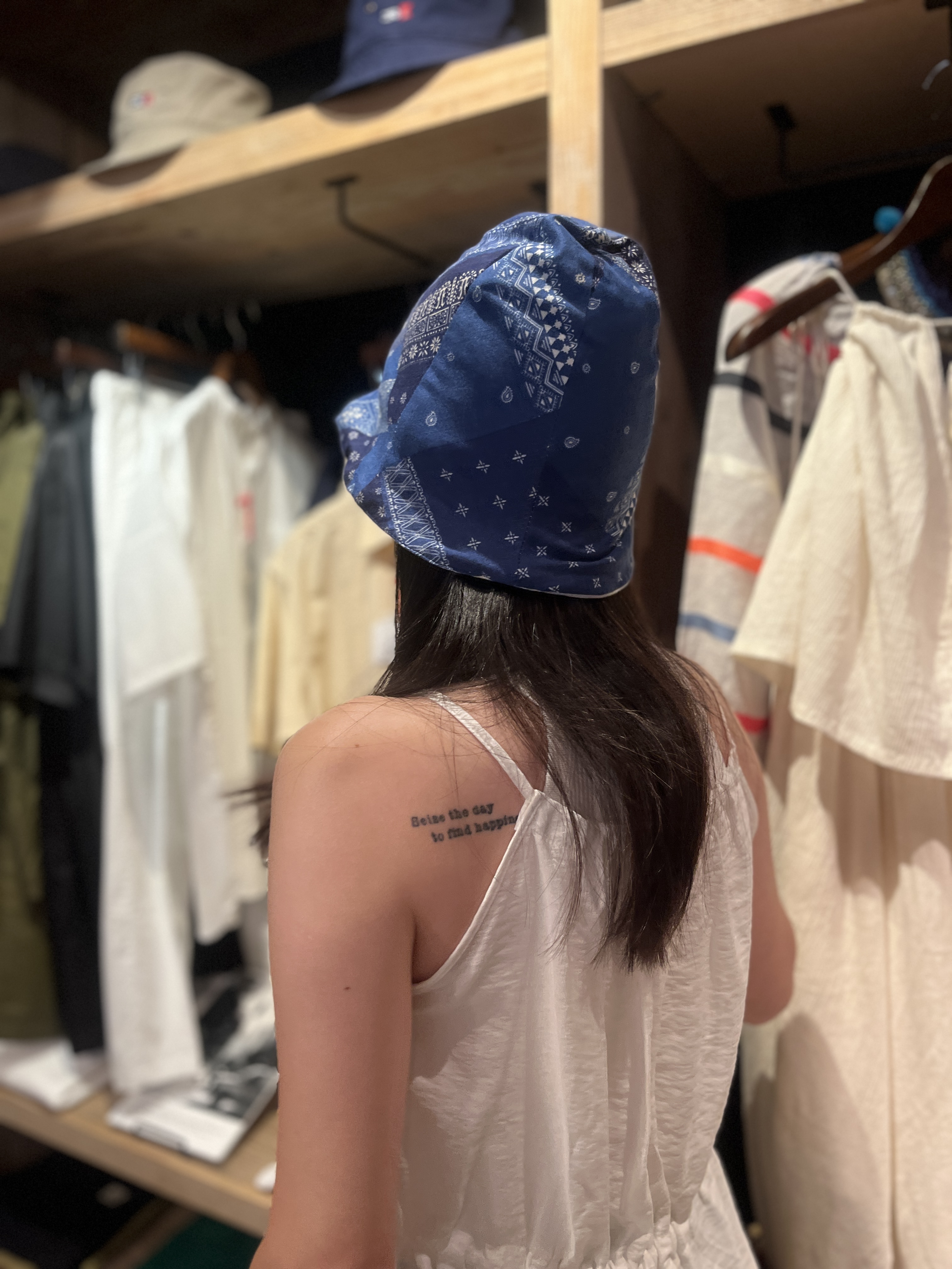 Organic cotton Reversible Tulip hat