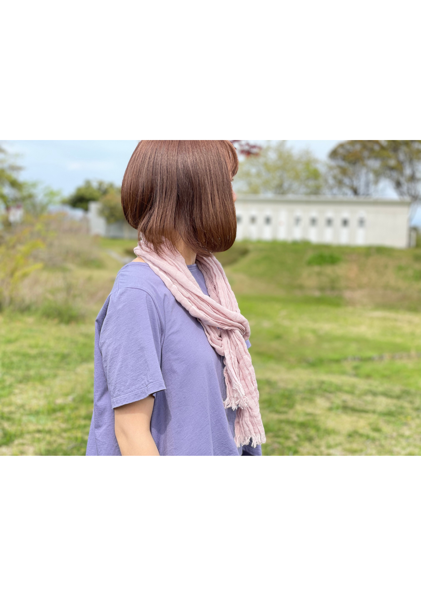 のこり染ストール