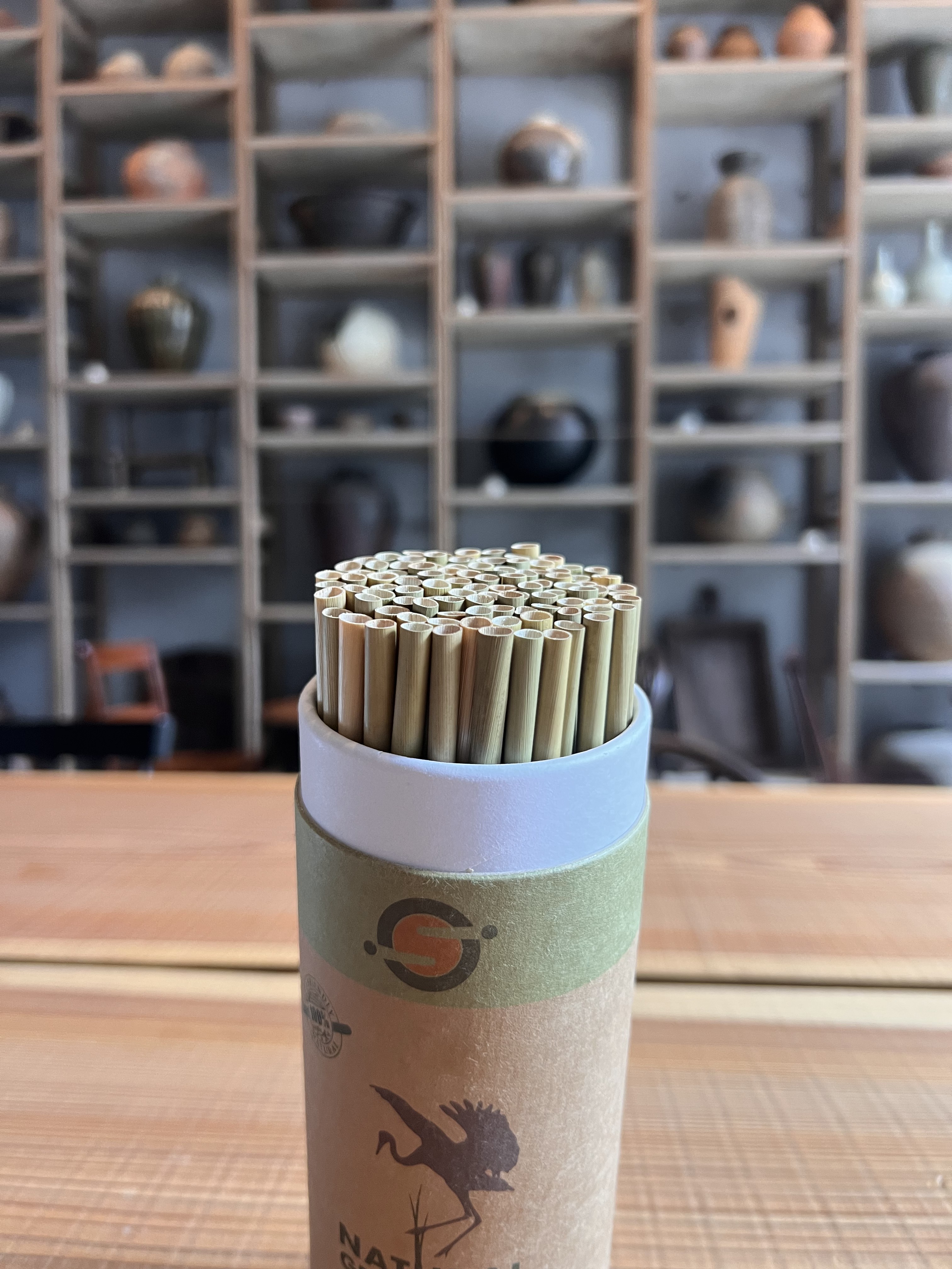 Natural grey sedge straws（100本入り／5本入り）
