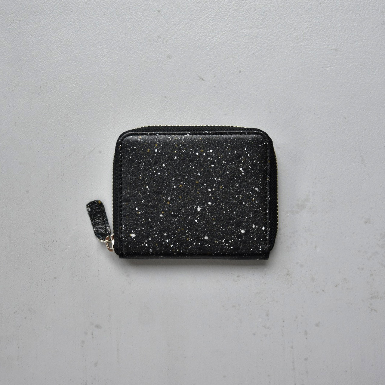 【MIKAGE】MINI ROUND ZIP WALLET / ミニラウンドジップウォレット