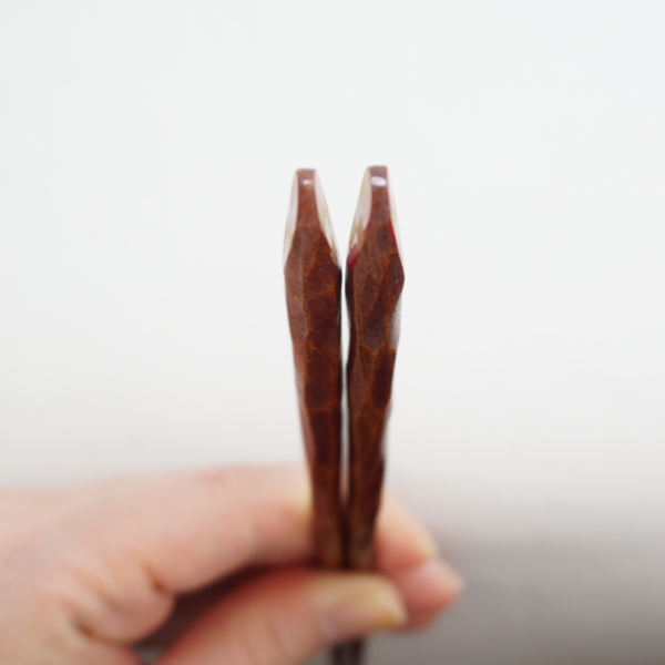 けずり天削　冠　大・23.5cm／中・21.5cm